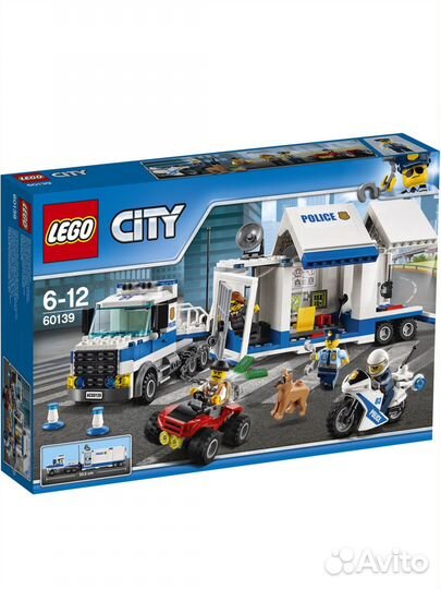 Lego 60139, коробка инструкция