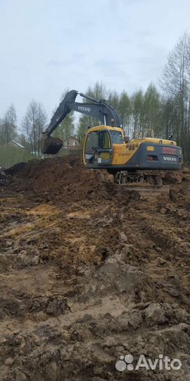 Услуги колёсного экскаватора