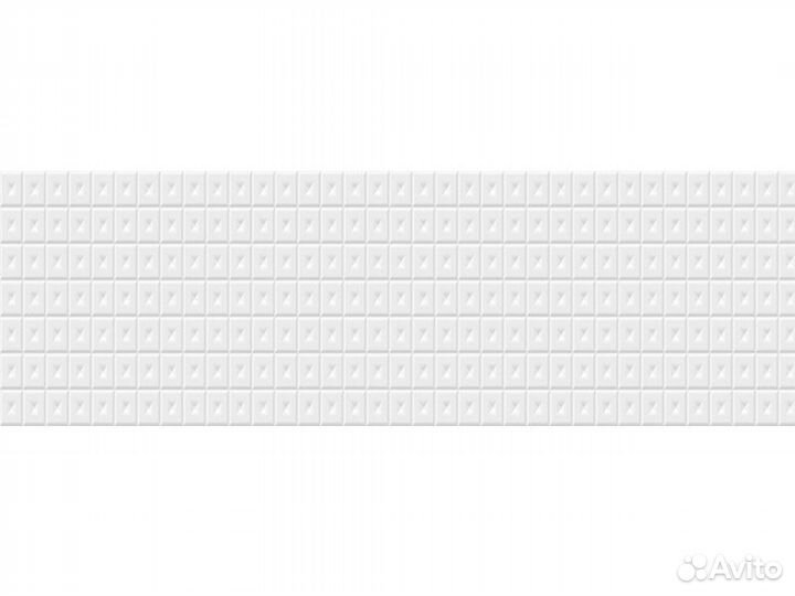 Панель фотопечать Абстракция104 Изразец белый 600*