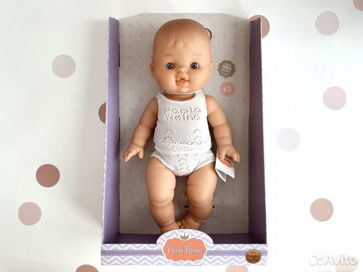 Подарочная упаковка для куклы пупса 34 см