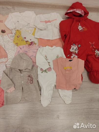 Детские вещи пакетом для девочек 68 -74 размер