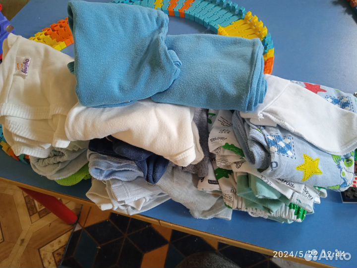 Детские вещи для новорожденных (пакет, 50- 62-68)