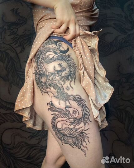 Коррекция старых татуировок