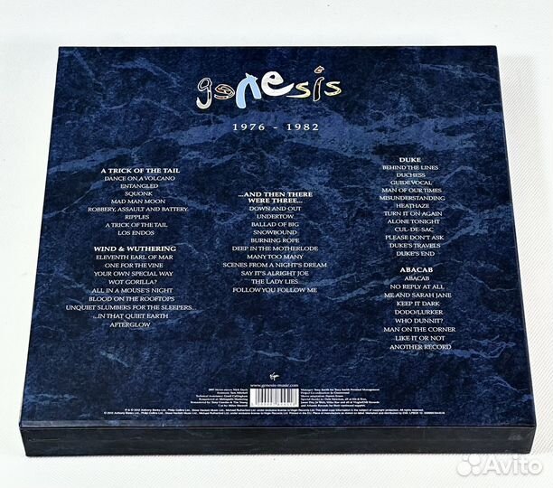 Genesis «1976–1982»vinyl BOX SET 5 LP