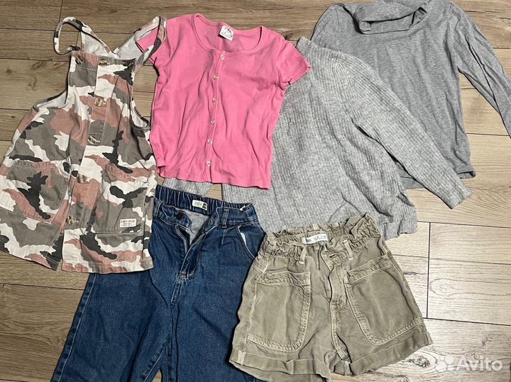 Вещи пакетом на девочку 122-128