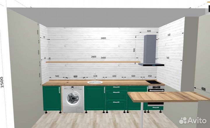 Создание проектов кухни дистанционно