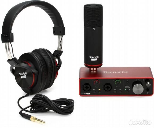 Focusrite Scarlett 2i2 Studio 3rd Gen Комплект под