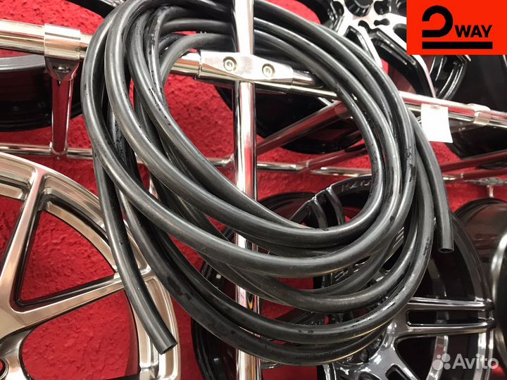 Шланг вакуумный армированный черный