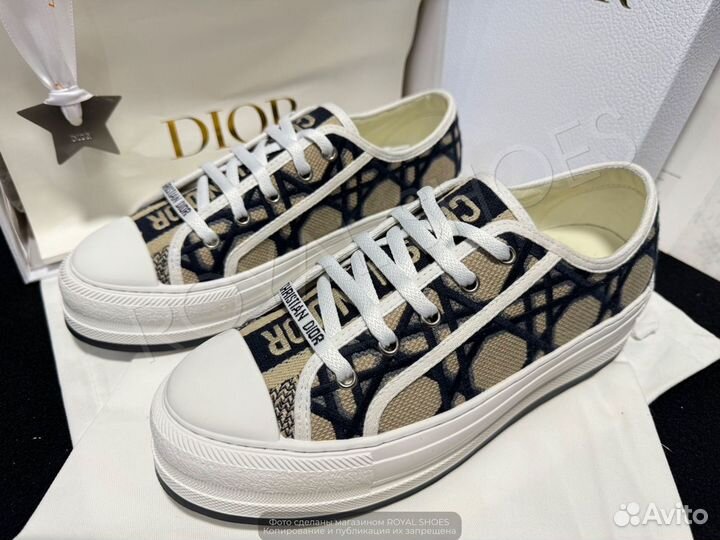 Кеды женские Christian Dior Walk'n' Dior platform