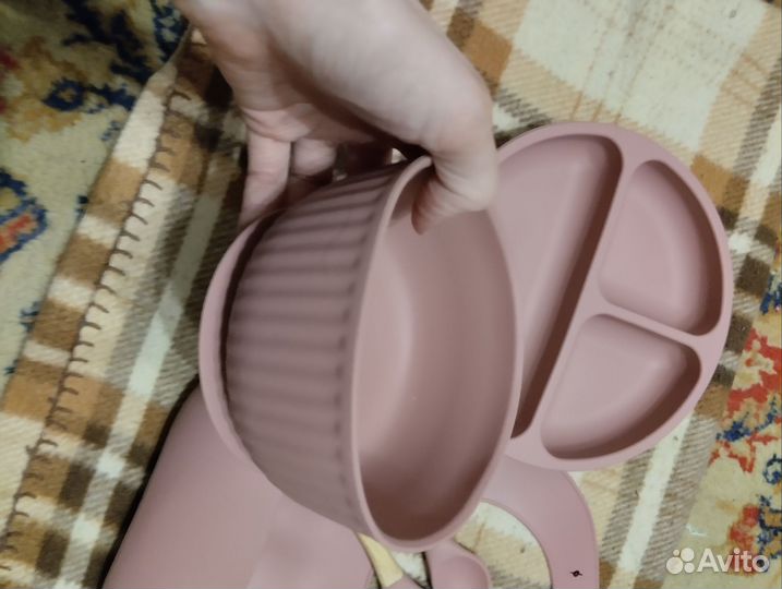 Набор силиконовой посуды, новый