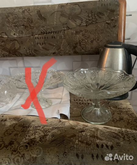 Хрустальная конфетница,салатница