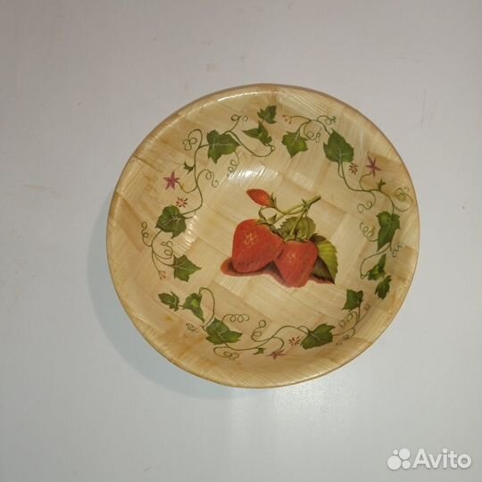 Плетенки тарелки, розетки, салфетки