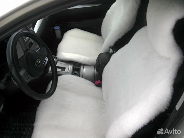 Меховые накидки из овчины для автокресел