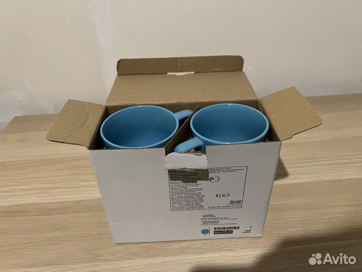 Набор кружек IKEA färgrik фэргрик новый