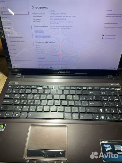Ноутбук asus k53s