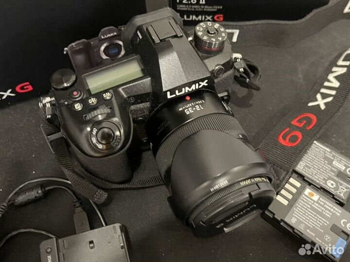 Фотоаппарат Panasonic g9/ 12-35 f2.8 ii/ 512GB
