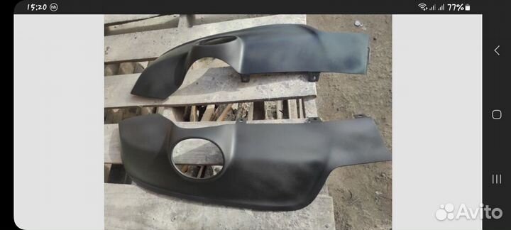 Накладки на задний бампер mazda 6 mps