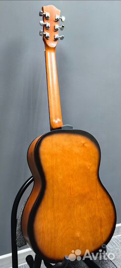 Акустическая гитара широкий гриф