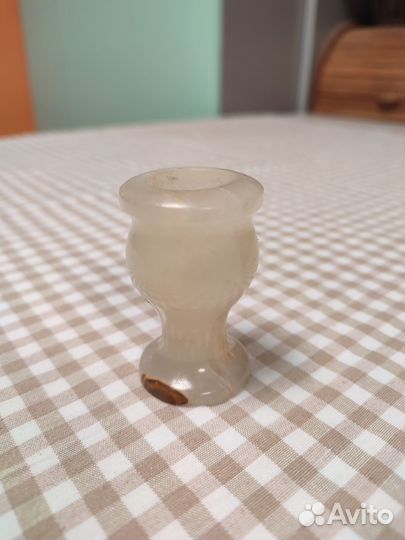 Подсвечник из оникса бу