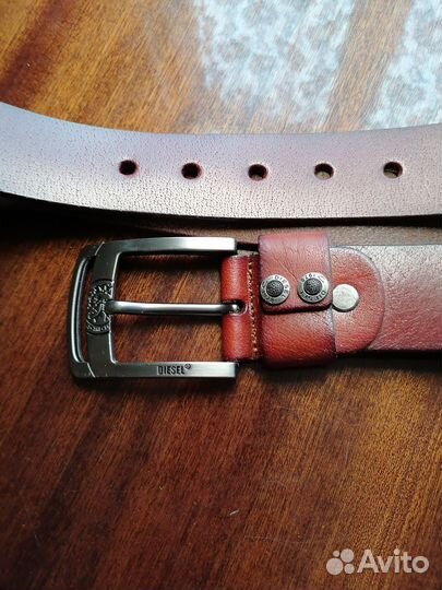 Мужской кожаный ремень Diesel новый р-р 100-115