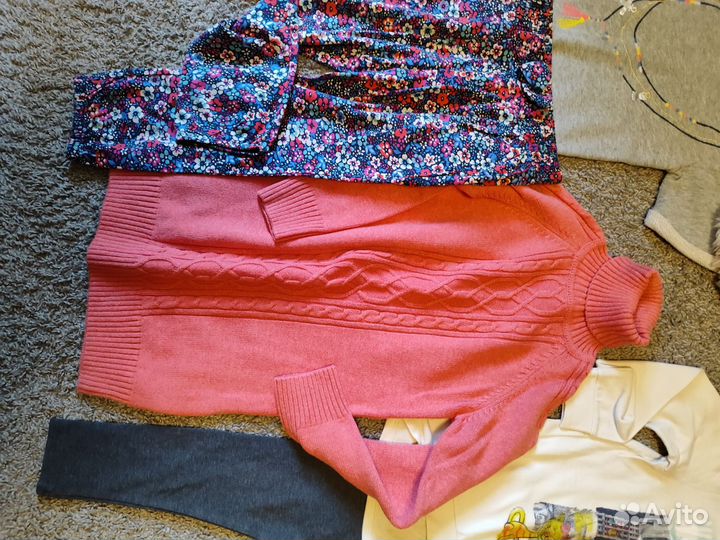 Одежда для девочки 104 110 пакетом