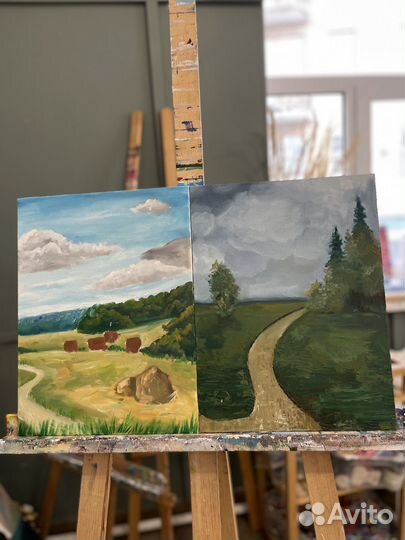 Картина поле интерьерная картина