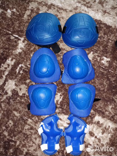 Роликовые коньки детские раздвижные с защитой