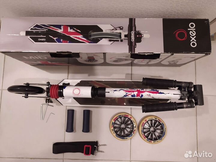 Самокат детский (5-8 лет) складной Oxelo MID3. Б/у