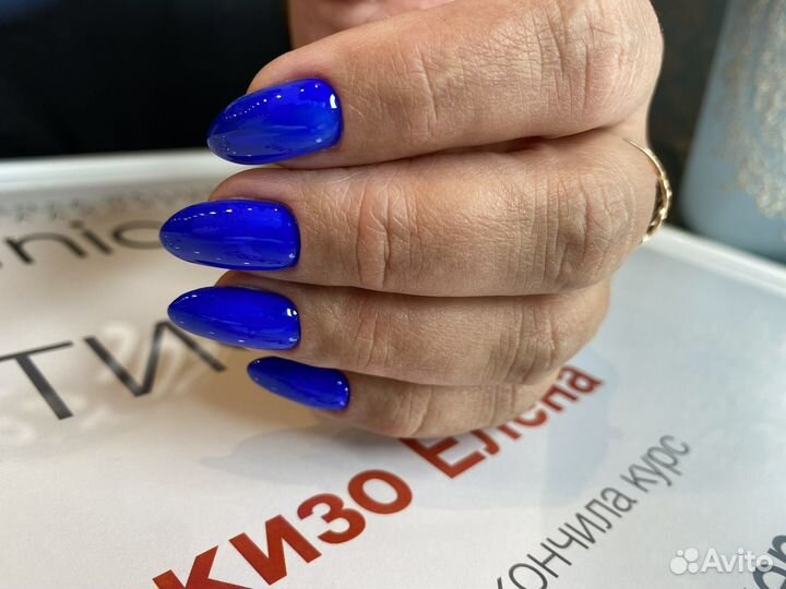 Маникюр наращивание ногтей