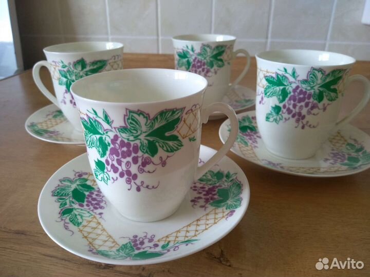 Кофейная пара лфз костяной фарфор