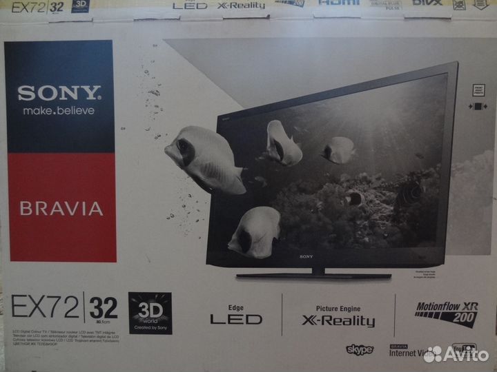 LED Телевизор Sony Bravia KDL-32EX720
