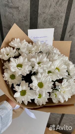 Букет хризантем Цветы Букеты