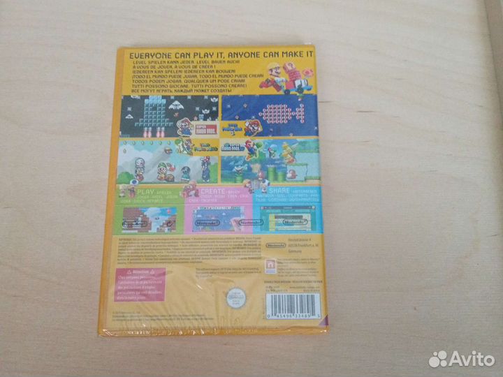 Wii U Super Mario Maker новый