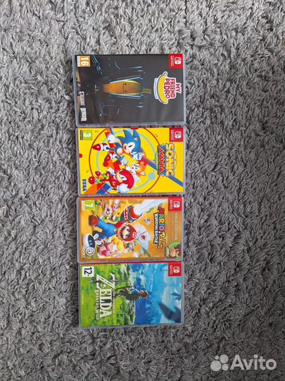В наличии) Nintendo switch катриджи, продажа