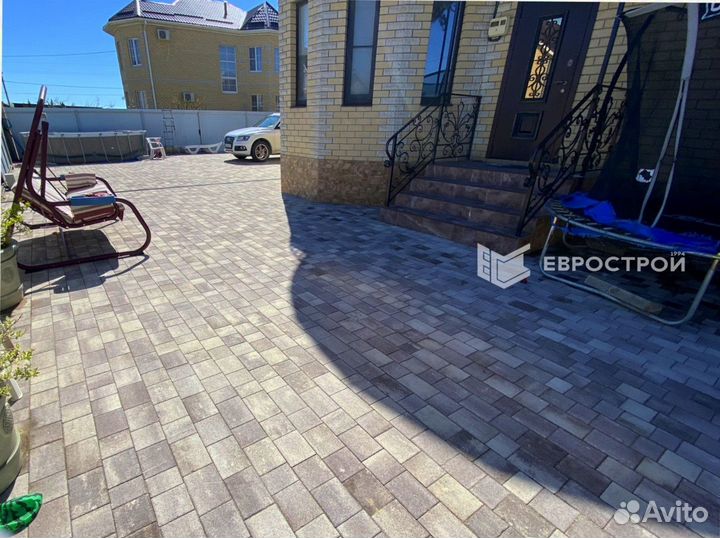 Тротуарная плитка, брусчатка, бордюры