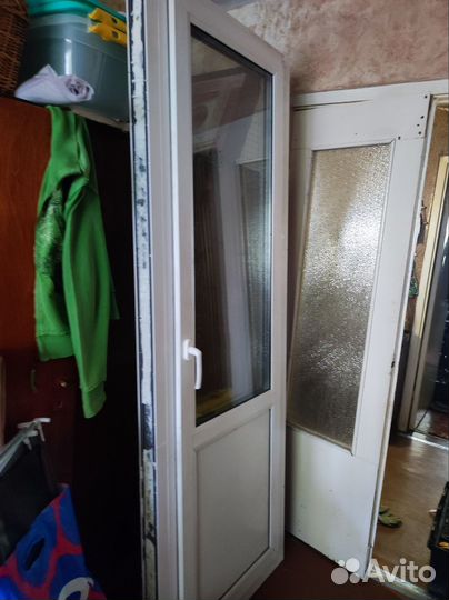 Дверь балконная пвх бу