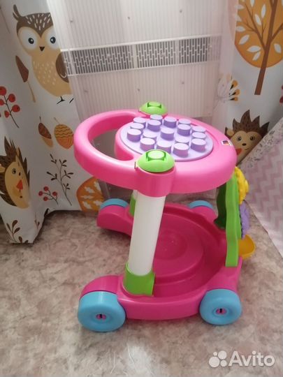 Ходунки-каталка игровые с конструктором б/у