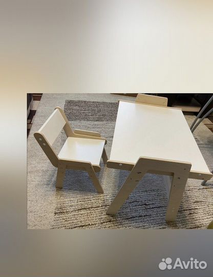 Детский стол и стул растущий