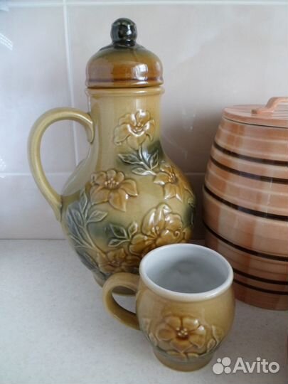 Кувшин, ваза Олимпиада 80, бочонок керамика