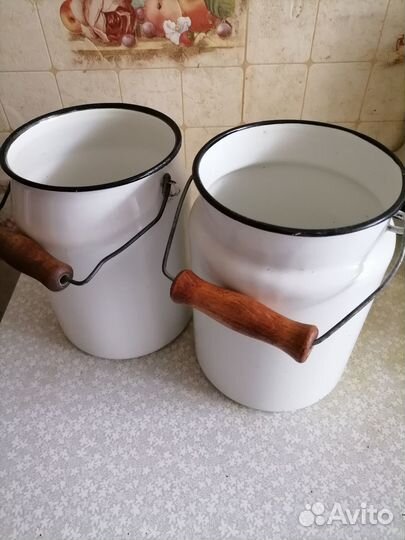 Бидон эмалированный СССР