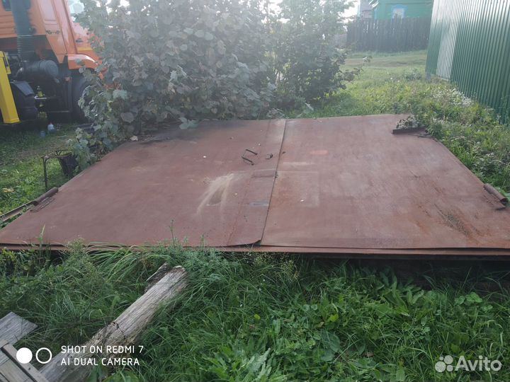 Металлические ворота бу