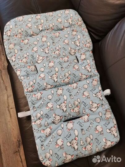 Двусторонний матрасик-чехол в коляску/автокресло