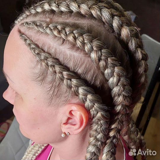 Плетение брейдов, афрокос