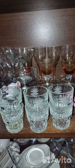 Рюмка хрустальная винтаж