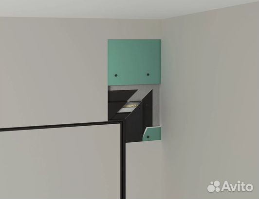 Теневой плинтус напольн. анодирован 3000 мм