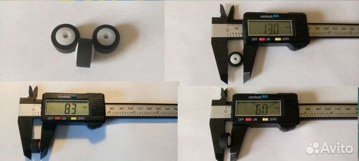 Ролики прижимные для кассетных дек и магнитофонов