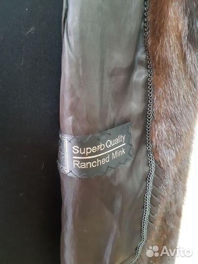 Шуба норковая 50,saga mink,Америка