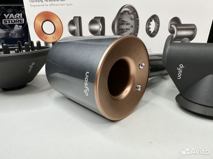 Фен Dyson supersonic hd08 Блестящая медь