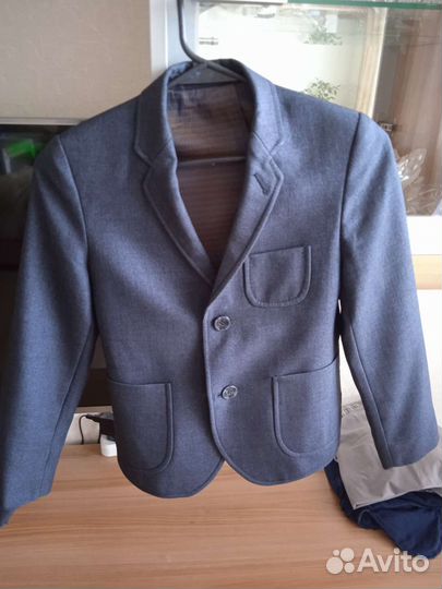 Пиджак школьный для мальчика 128