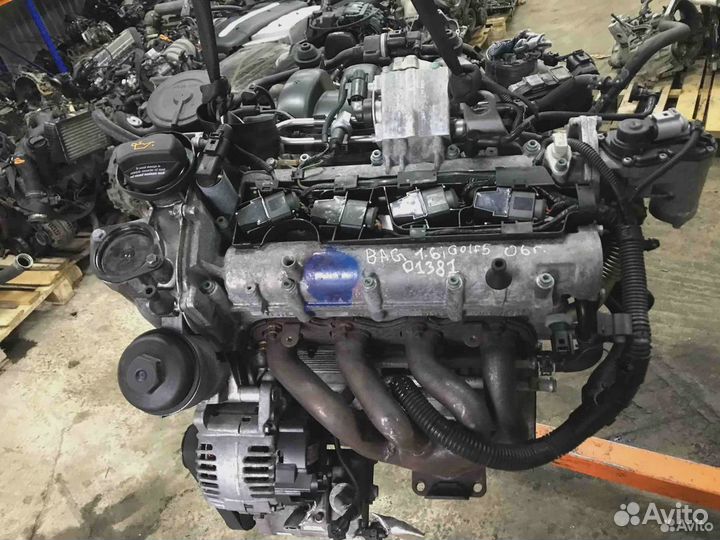 Двигатель Volkswagen Golf 5 BAG 1.6 Jetta